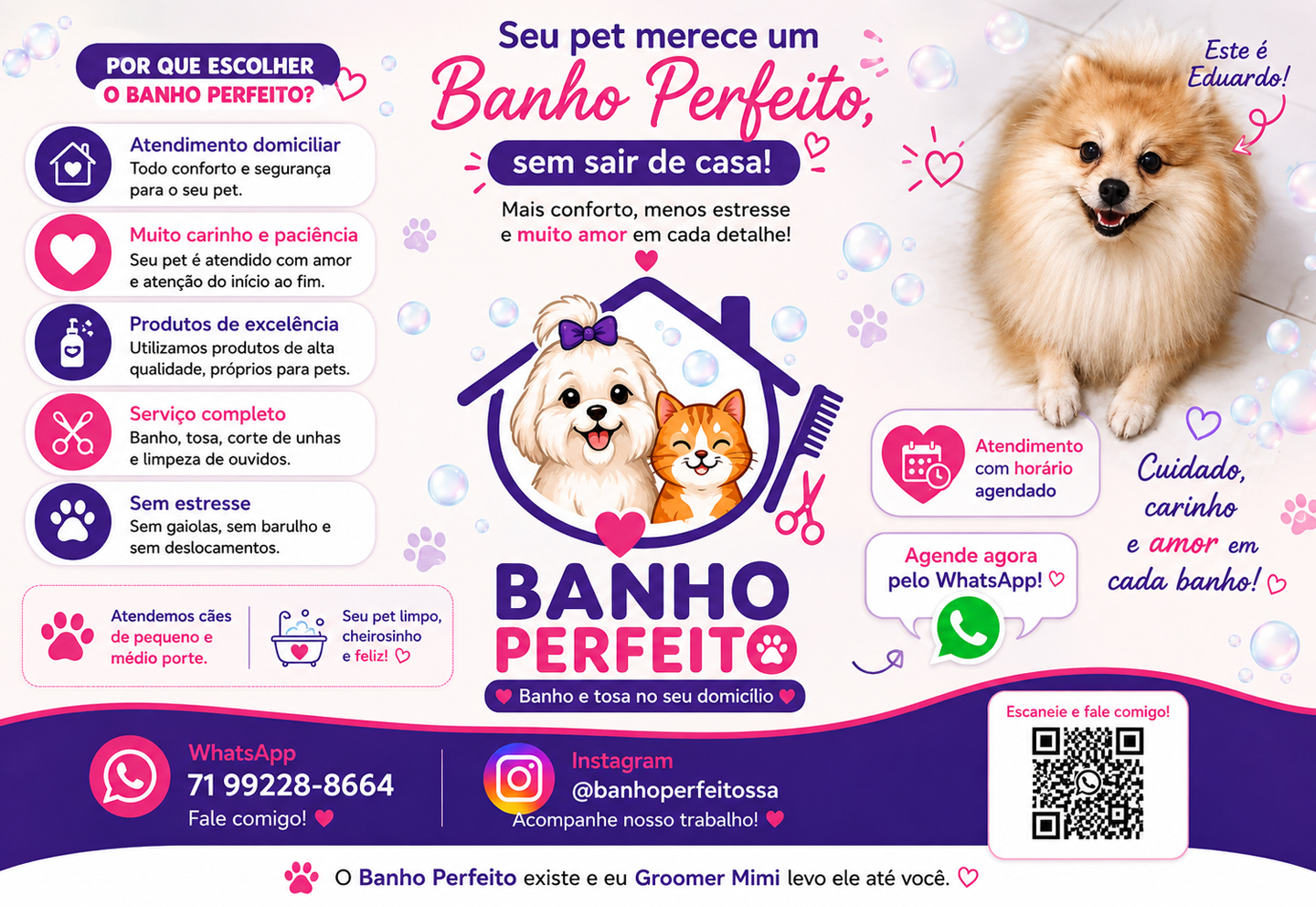 Banho Perfeito – Banho e Tosa